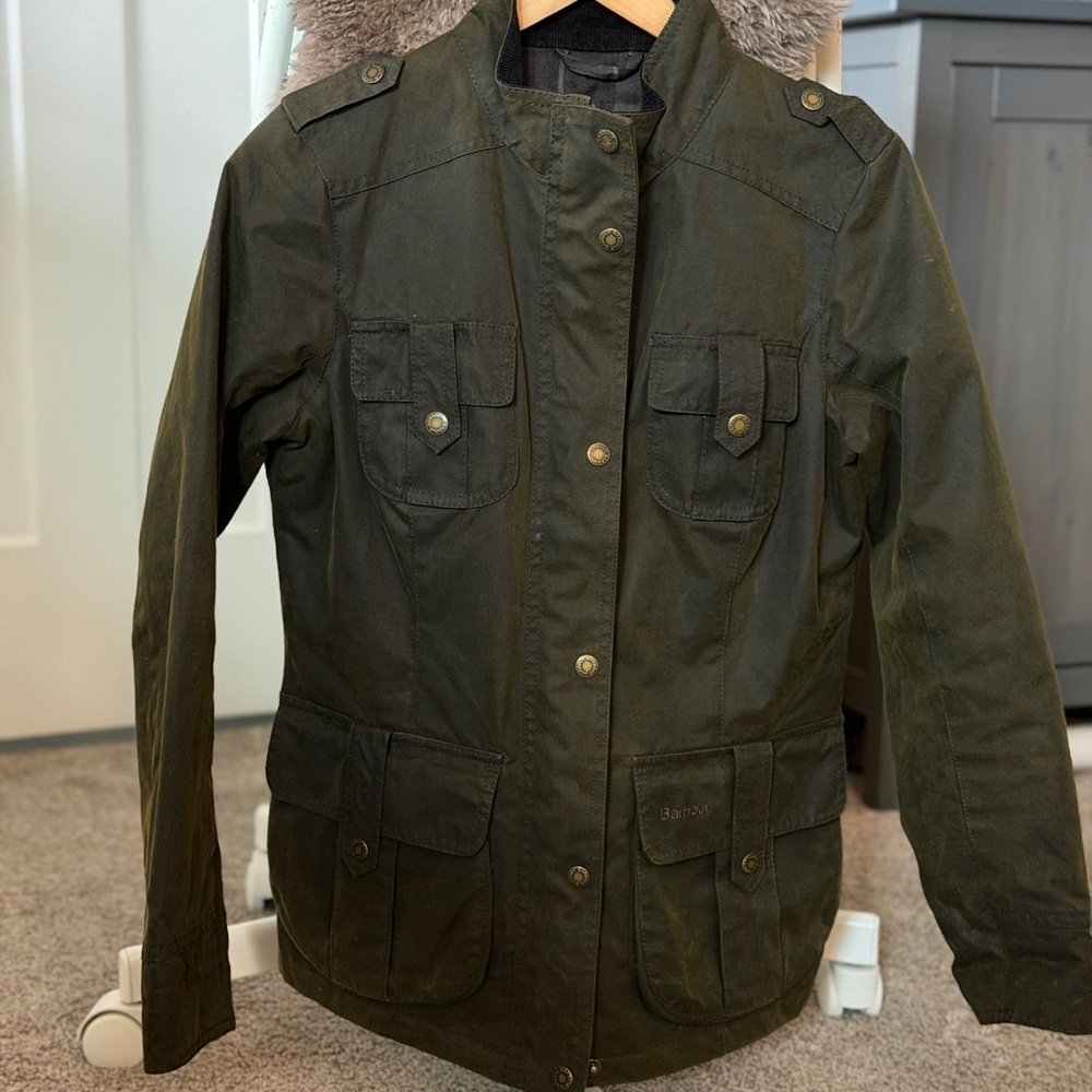 Barbour Women's Dark Olive Utility Jacket